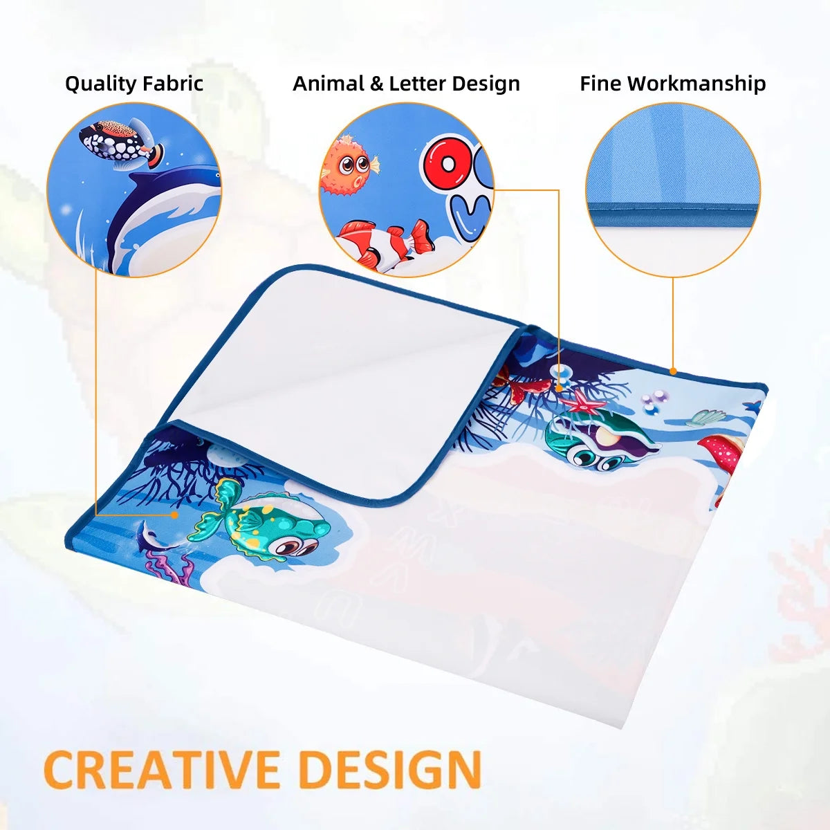 OZ 40 x 32 Inch Aqua Magic Water Mat