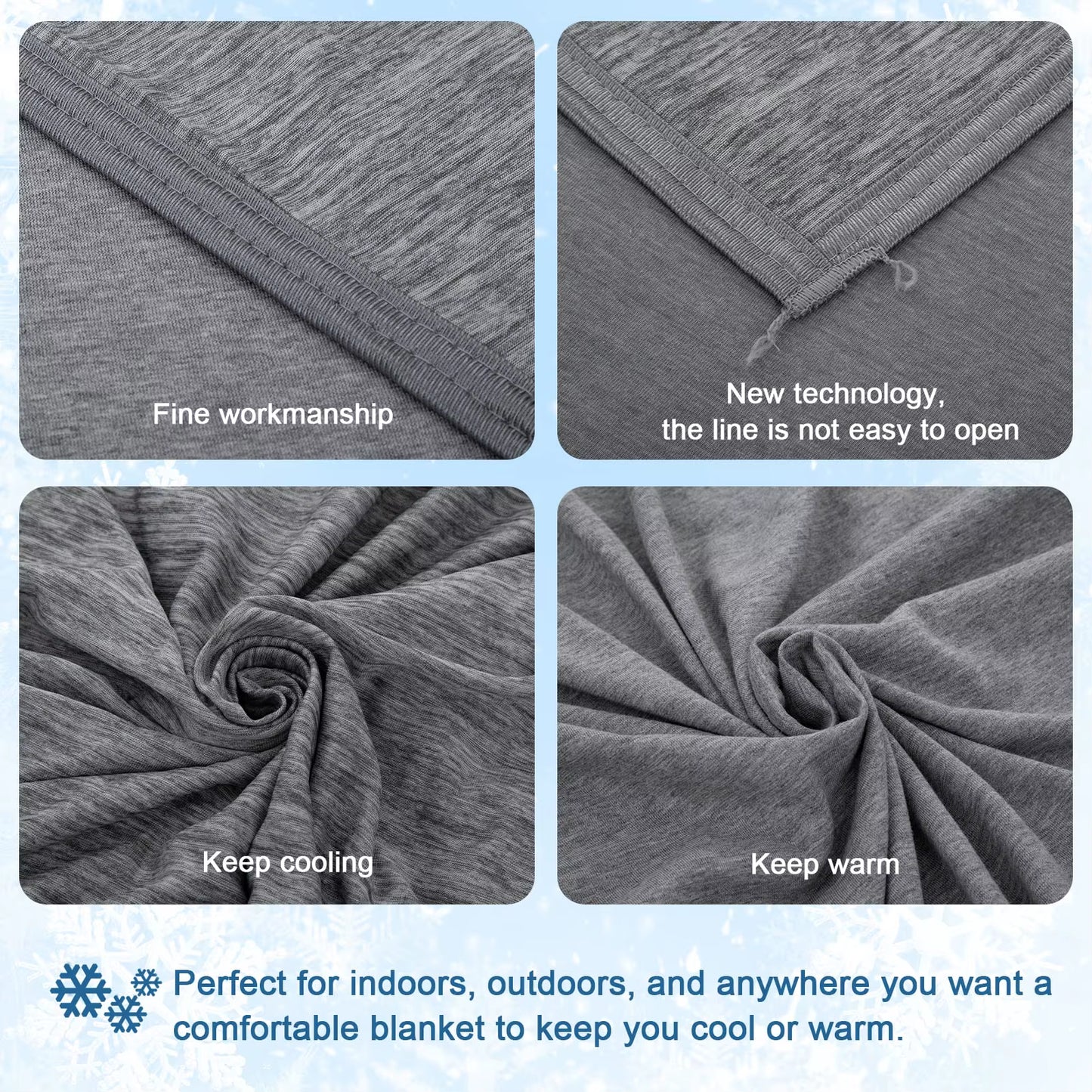 OZ Cooling Blanket Lightweight Summer Quilt