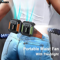 OZ Portable Waist Fan Mini Rechargeable Fan