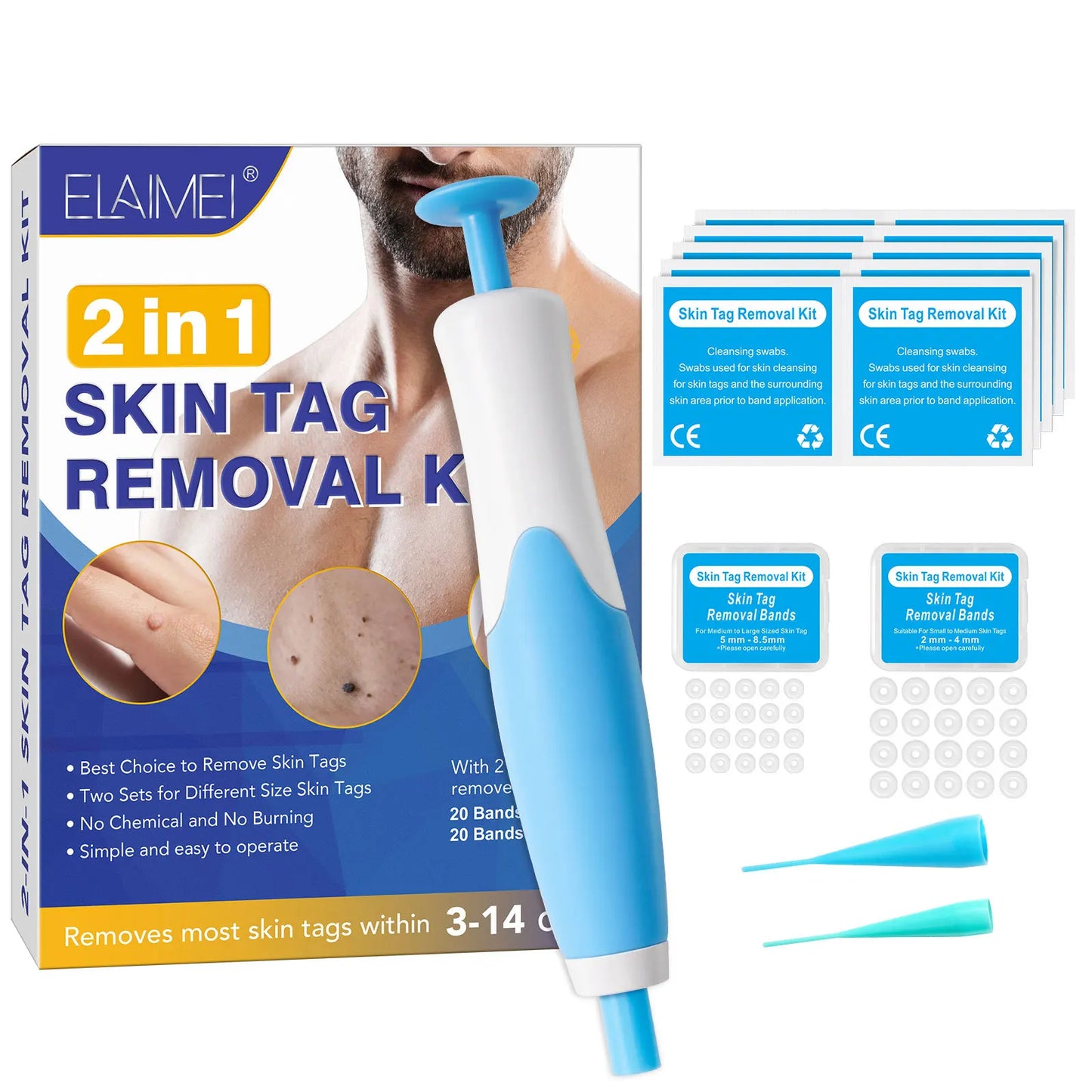 OZ Auto Skin Tag Removal Kit Painless Pen
