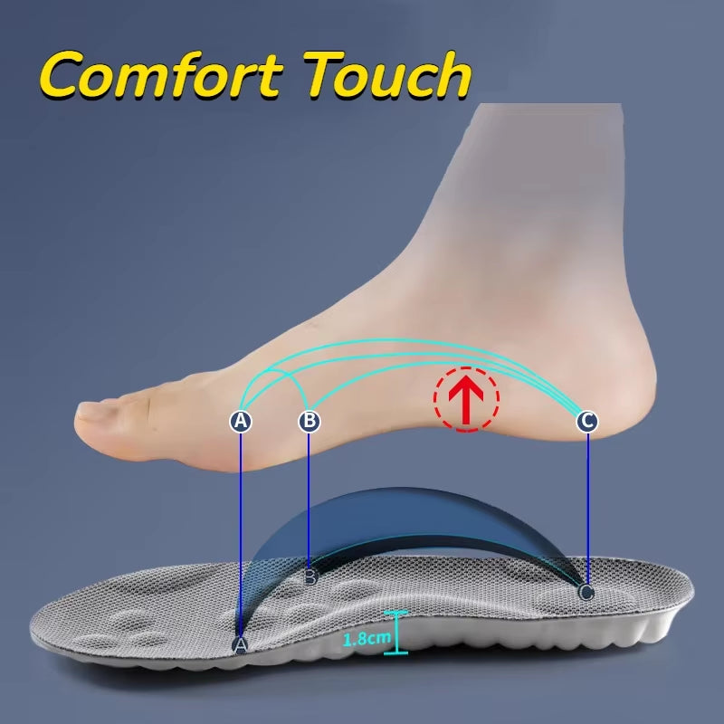 OZ Large Size 4D Sports Massage Insoles