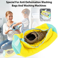 OZ Shoe Washing Bag Cotton Laundry Bag with Zipper Closure