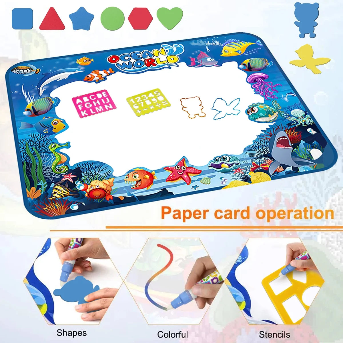 OZ 40 x 32 Inch Aqua Magic Water Mat