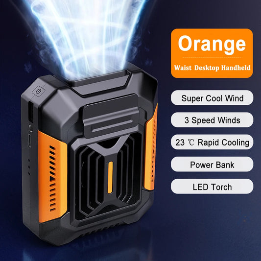 OZ Portable Waist Fan Mini Rechargeable Fan