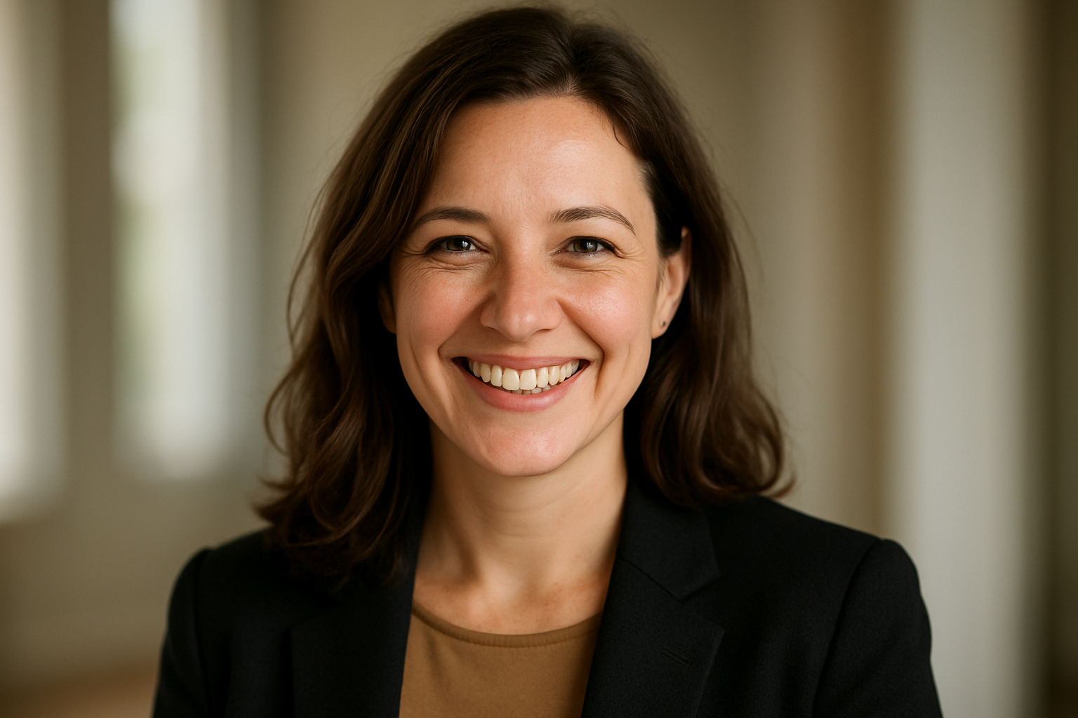 Woman smiling 